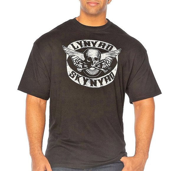 Lynyrd Skynyrd Biker Patch Southern rock Official T-Shirt 2XL B&T NWT - Picture 1 of 2